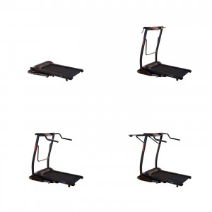 Exerpeutic Treadmill Desk in folded and set up positions