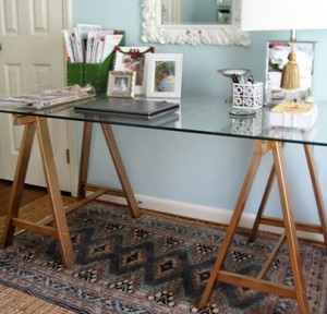 DIY Sawhorse Desk Legs