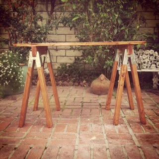 Sawhorse Desk