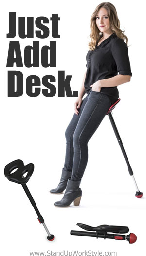 Mogo Standing Desk Stool: Just Add Desk