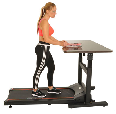 Walking Treadmill with Desk - Walk Faster While Not Working and Burn More Calories