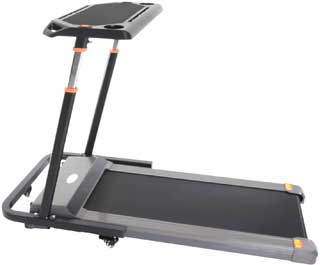 Cheap Walking Treadmill with Mobile Desk on Wheels