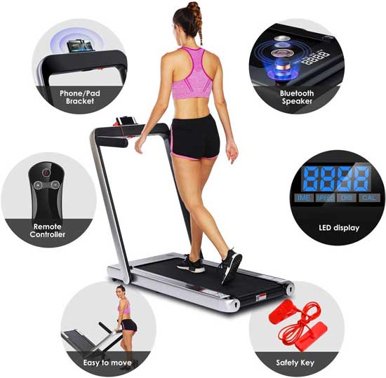 Features on the Walk and Run Treadmill