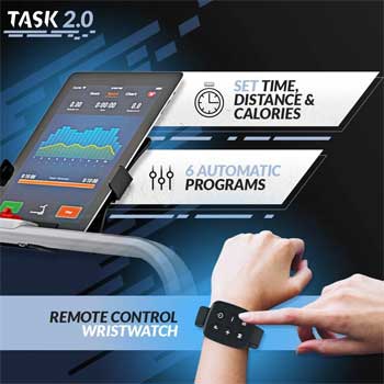 Walking Treadmill Remote Control Wrist Watch - Track Calories Burned and Access Pre-Programed Workouts