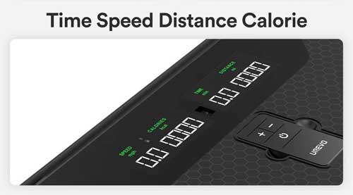 Treadmill Monitor Tracks Speed, Distance, Time and Calories Burned