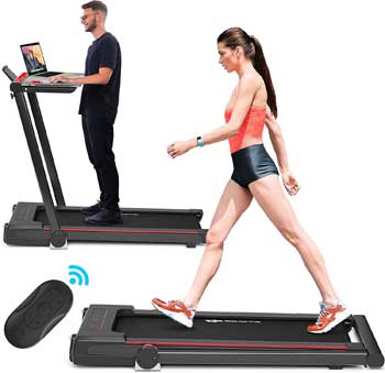 Walking Treadmill and Desk for Increasing Steps During the day While You Multitask
